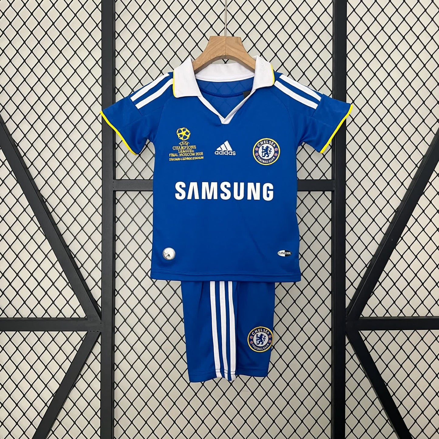 Kit Criança Chelsea Principal 08/09 - Final Champions League