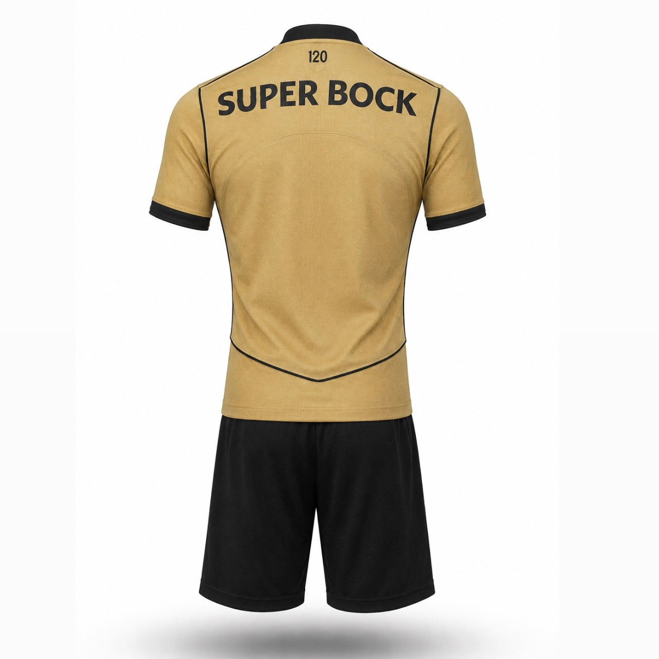 Kit Criança Sporting Alternativa (TOTAL 90 - Dourada) 26/27
