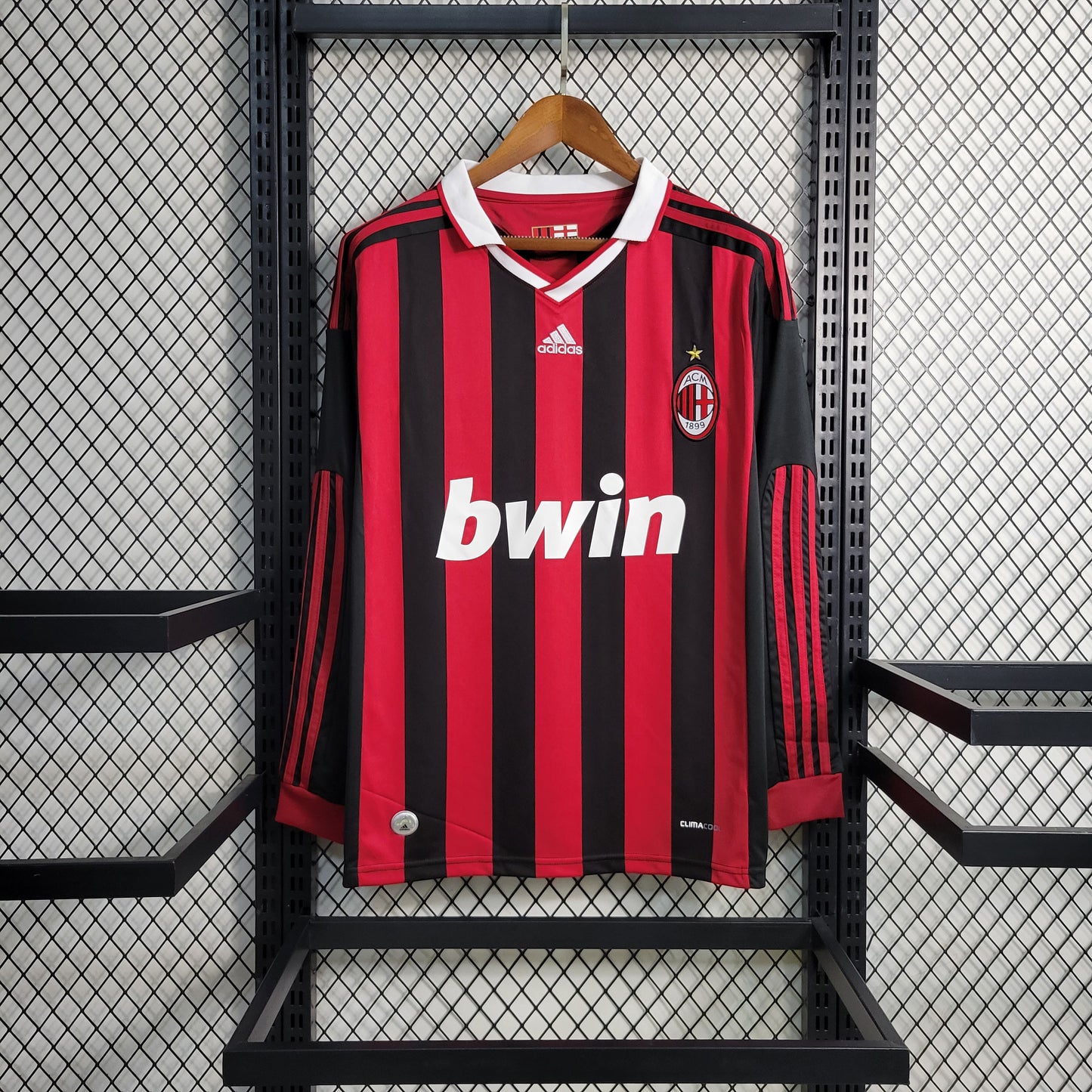 AC Milan Principal 09/10 - Manga Comprida