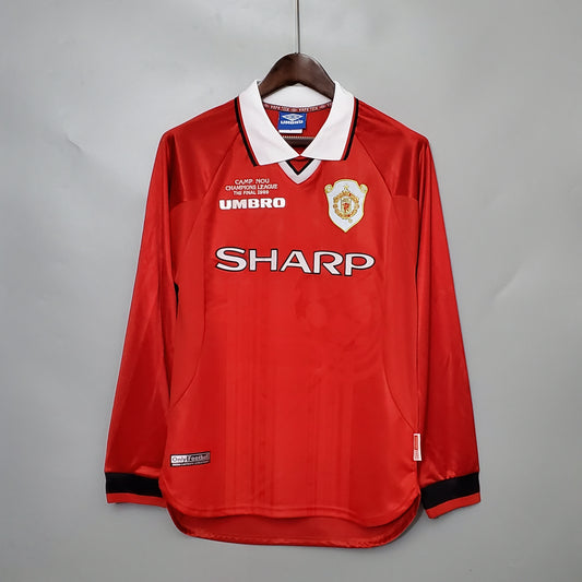 Manchester United Principal 99/00 Final Champions League - Manga Comprida