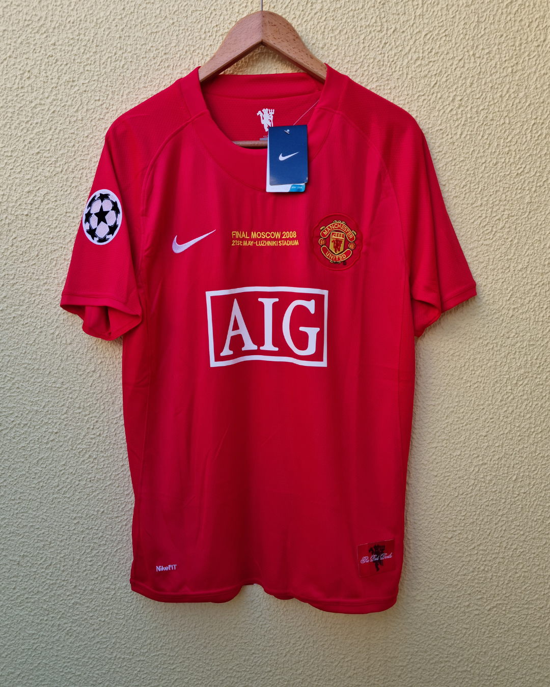Em Stock - Manchester United Principal 07/08 Final Champions League - Ronaldo 7