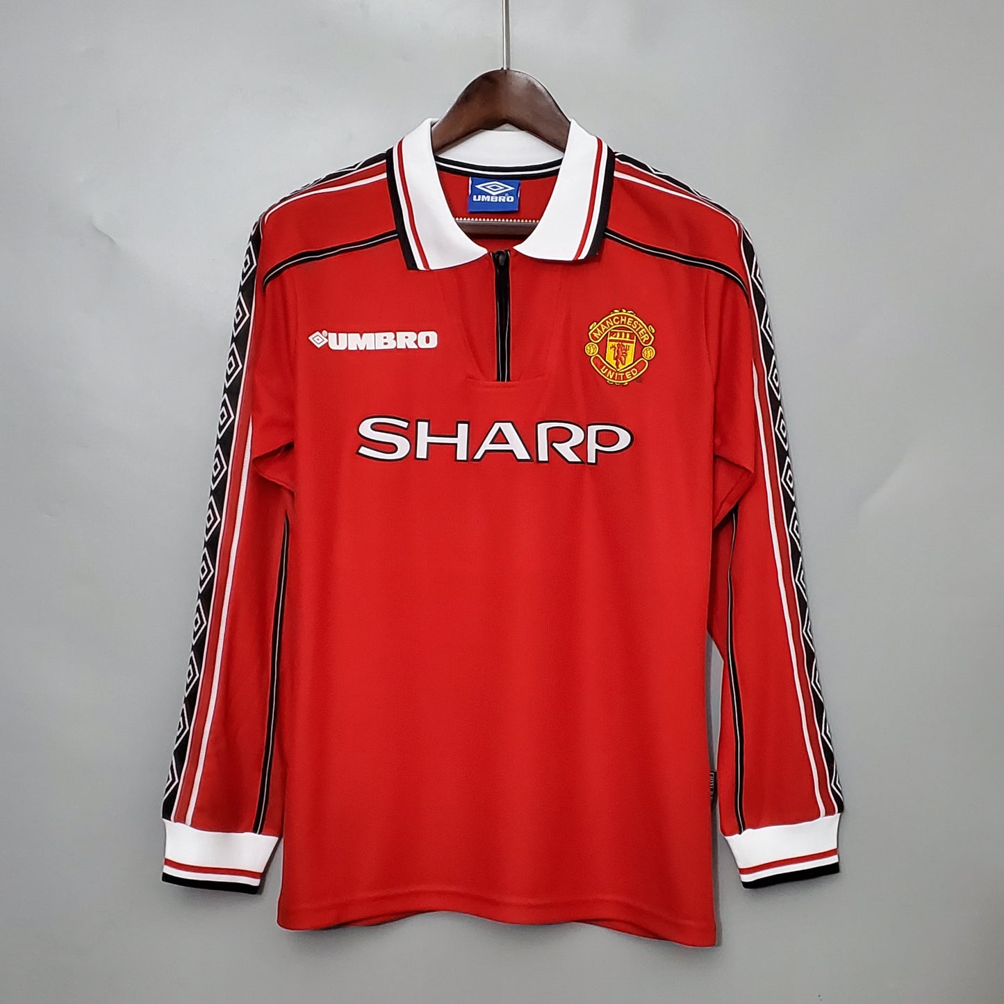 Manchester United Principal 98/00 - Manga Comprida
