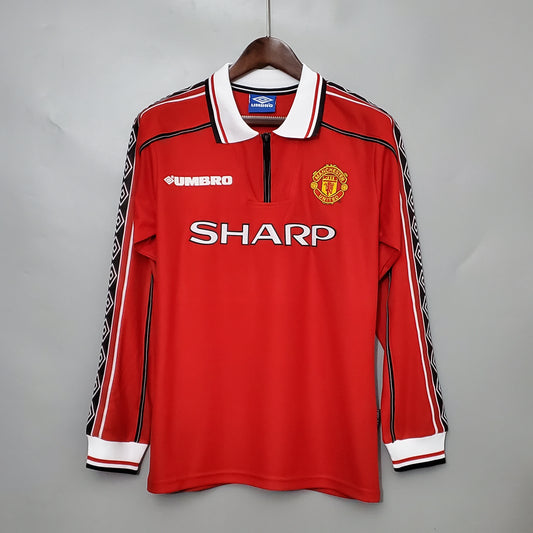 Manchester United Principal 98/00 - Manga Comprida