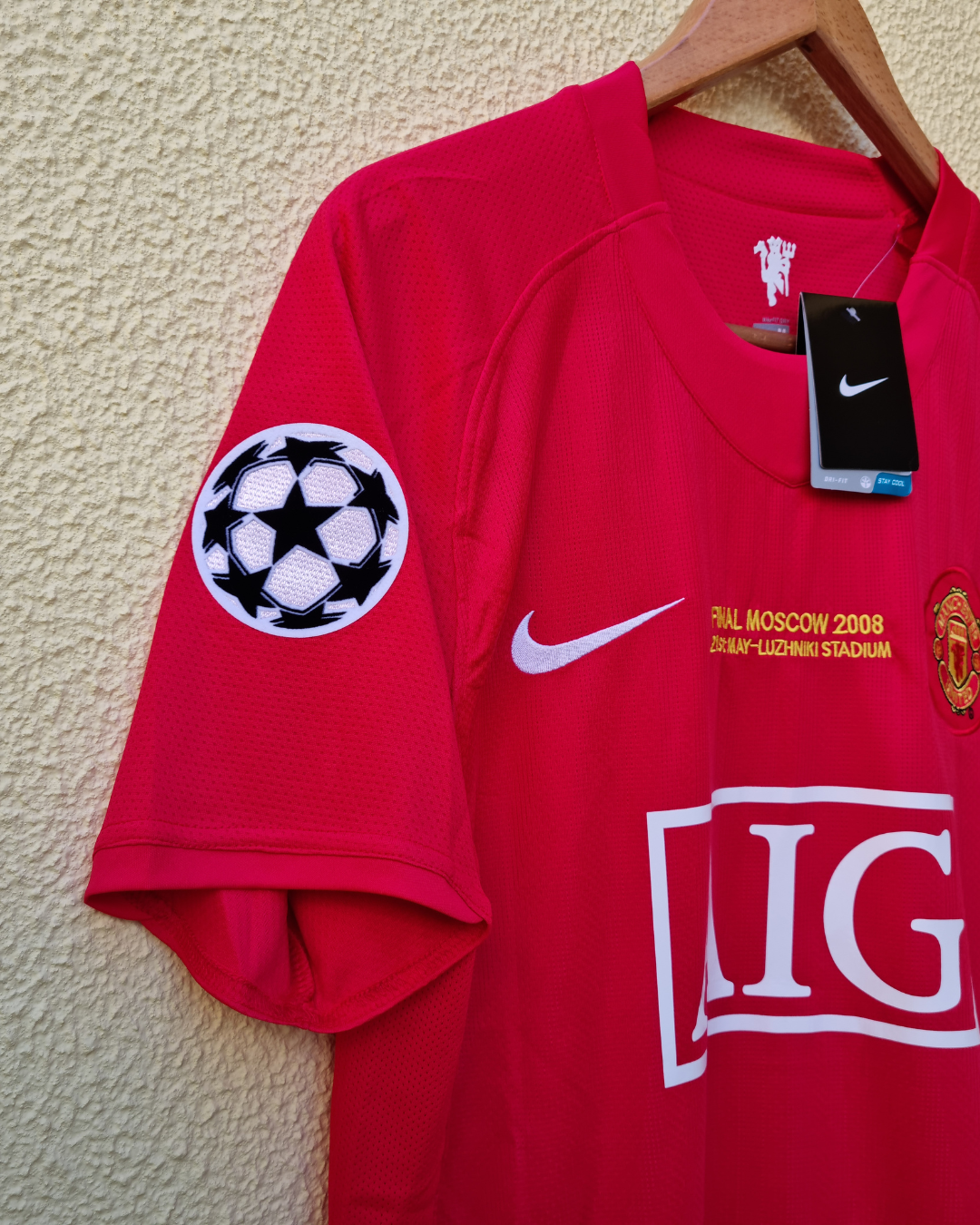 Em Stock - Manchester United Principal 07/08 Final Champions League - Ronaldo 7
