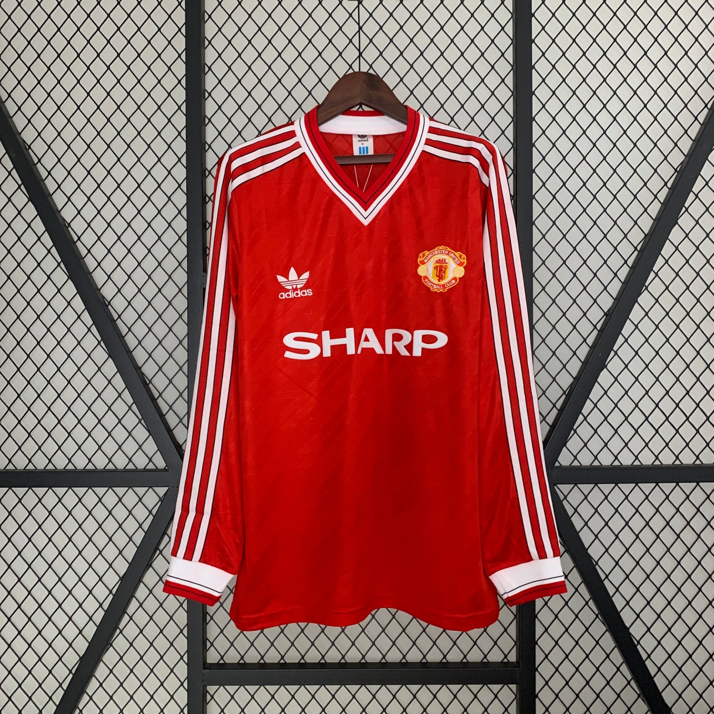 Manchester United Principal 86/88 - Manga Comprida