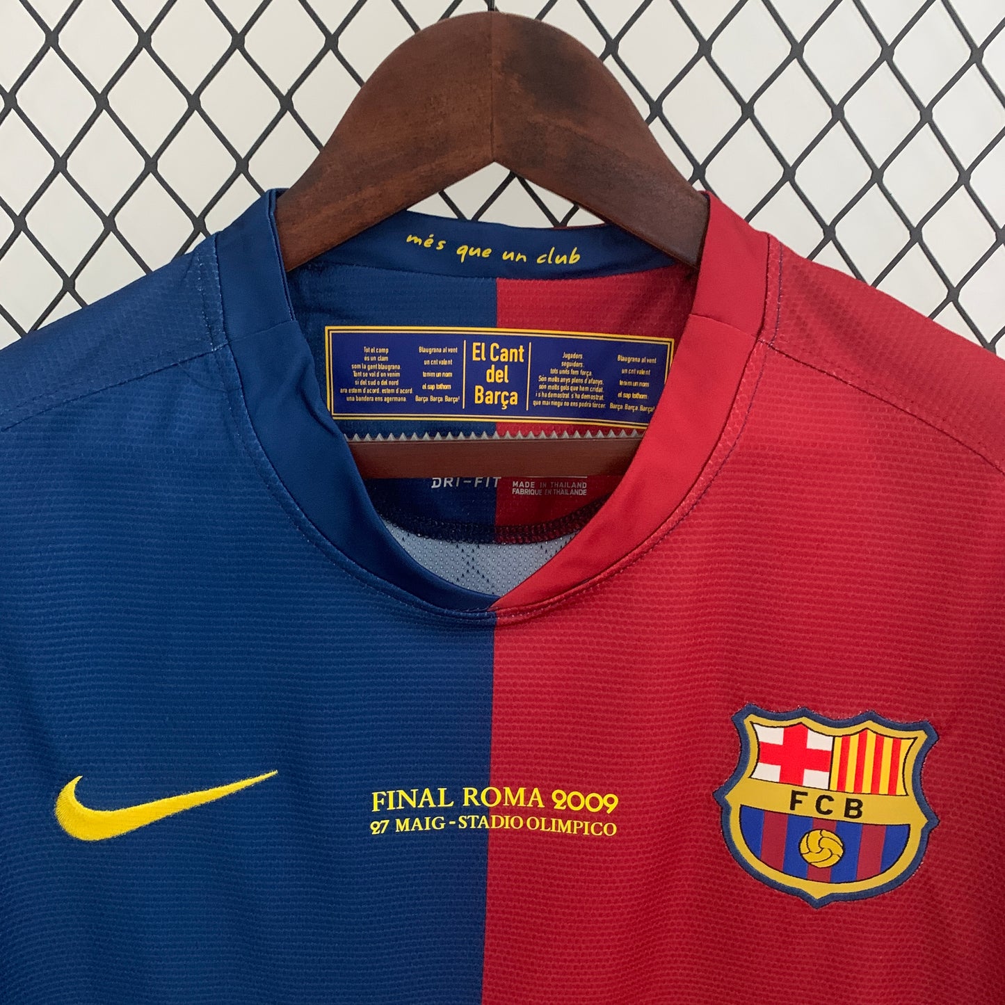 Barcelona Principal 08/09 Final Champions League - Manga Comprida