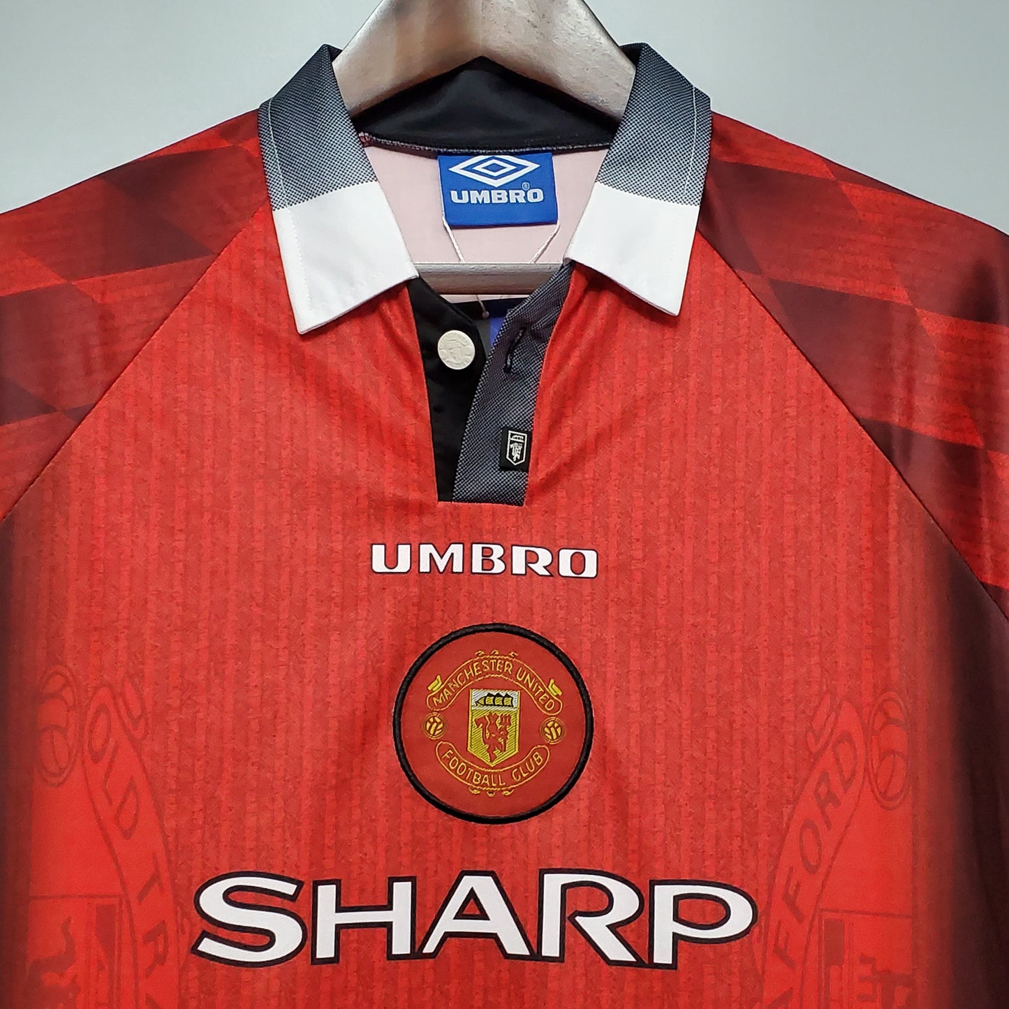 Manchester United Principal 96/98 - Manga Comprida