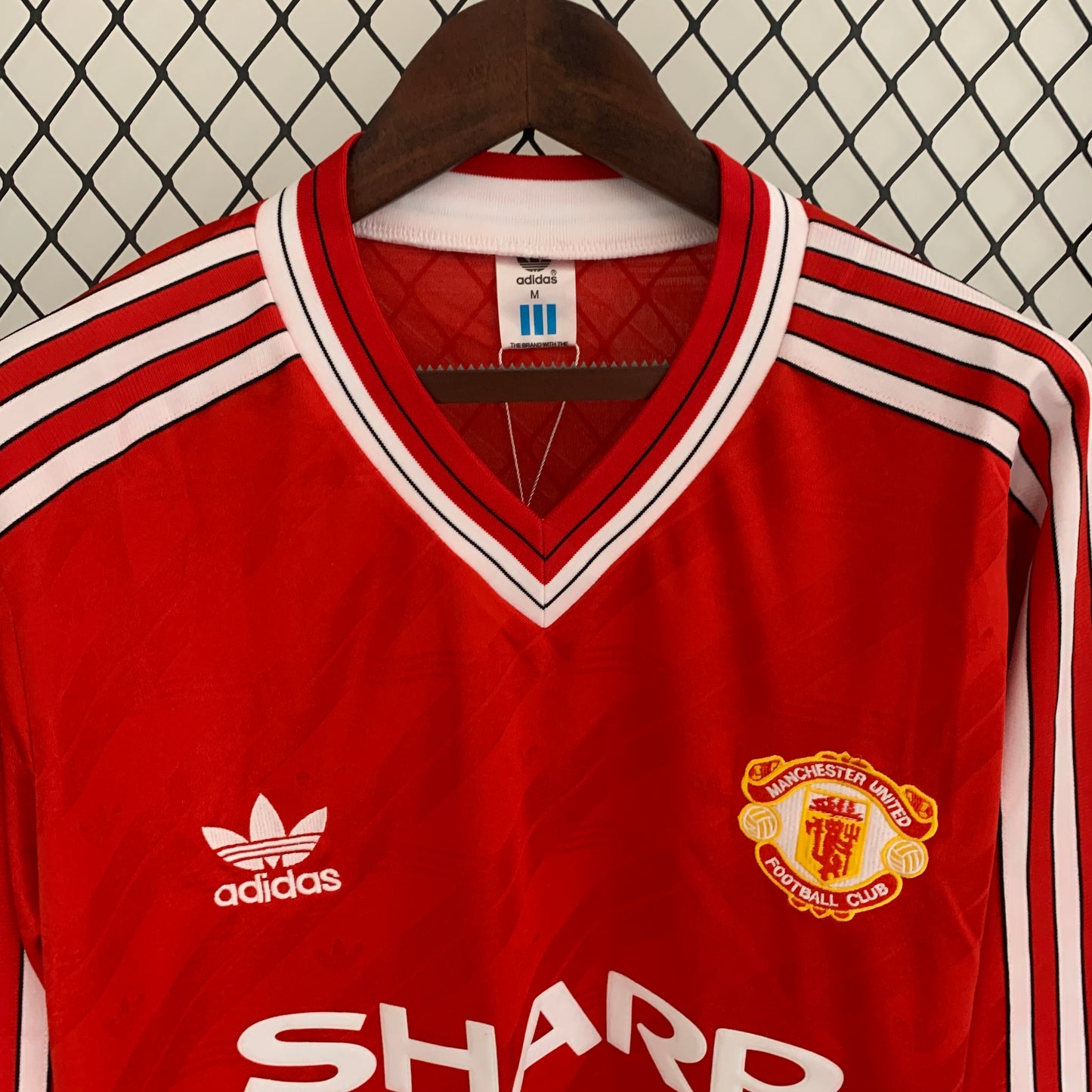Manchester United Principal 86/88 - Manga Comprida