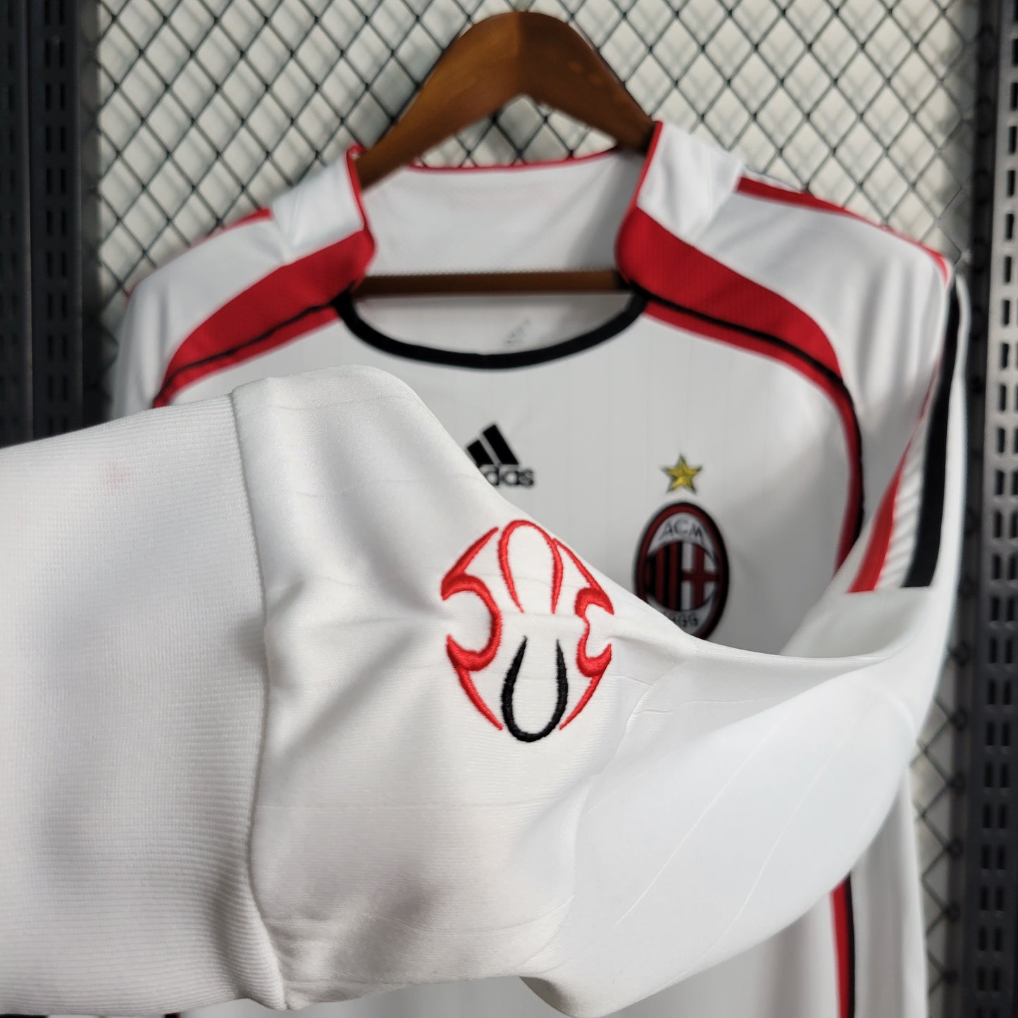 AC Milan Alternativa 06/07 Final Champions League - Manga Comprida