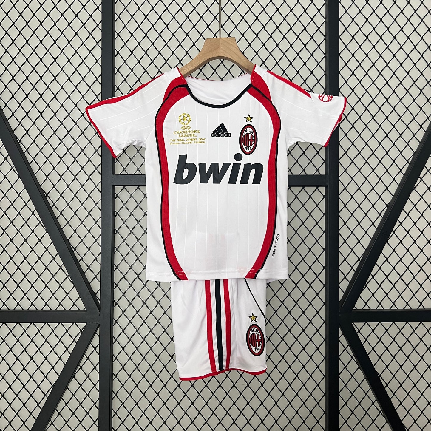 Kit Criança AC Milan Alternativa 06/07 - Final Champions League