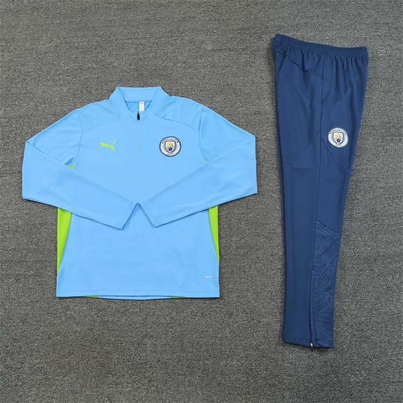 Manchester City - Fato de Treino - Meio Zip
