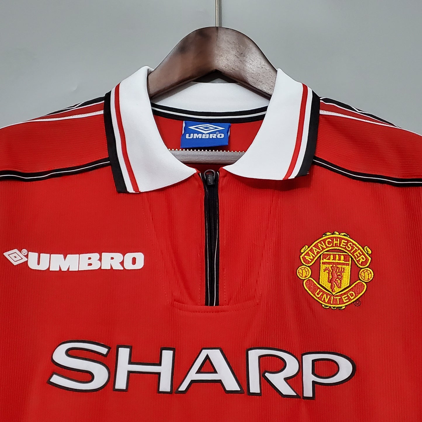 Manchester United Principal 98/00 - Manga Comprida