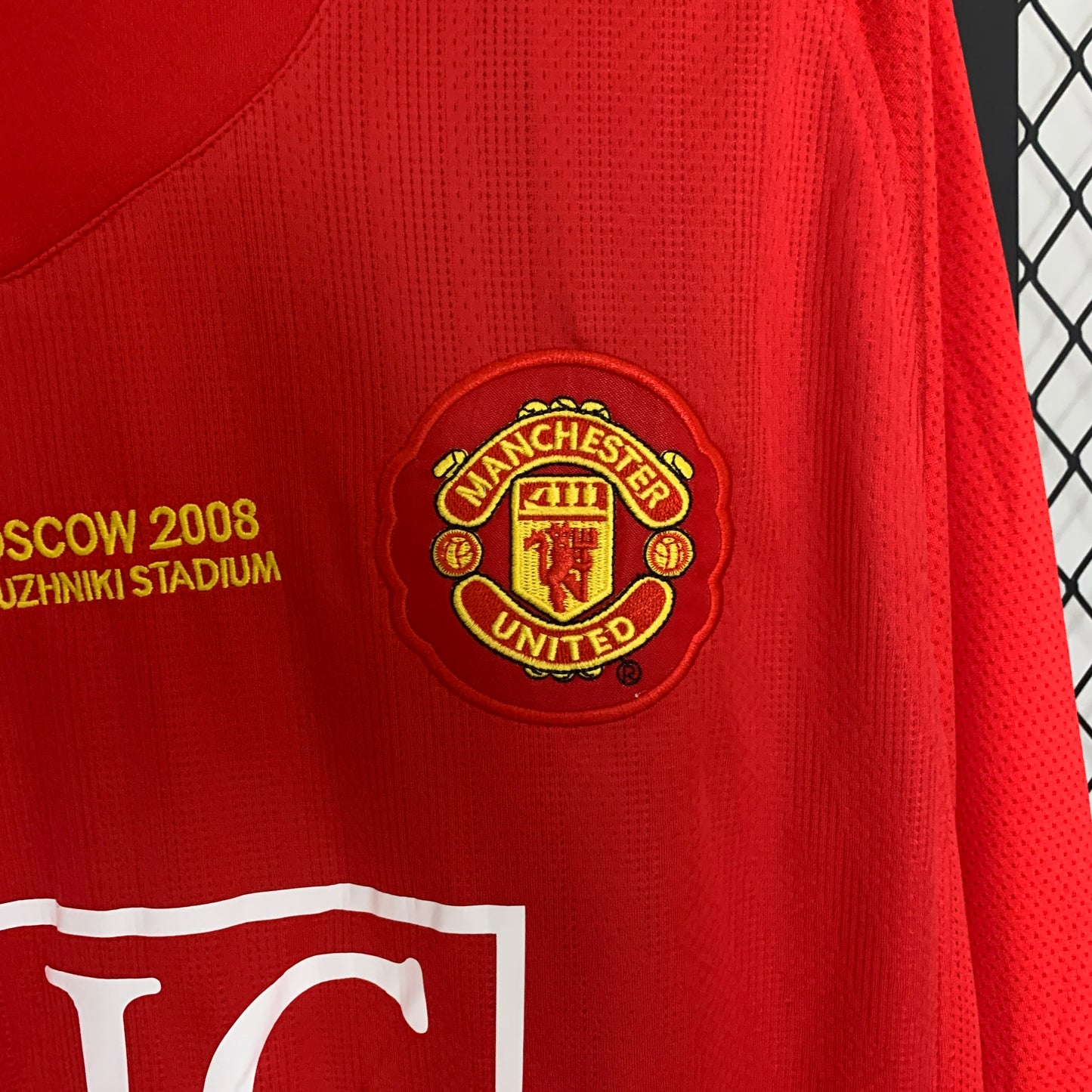 Manchester United Principal 07/08 Final Champions League - Manga Comprida