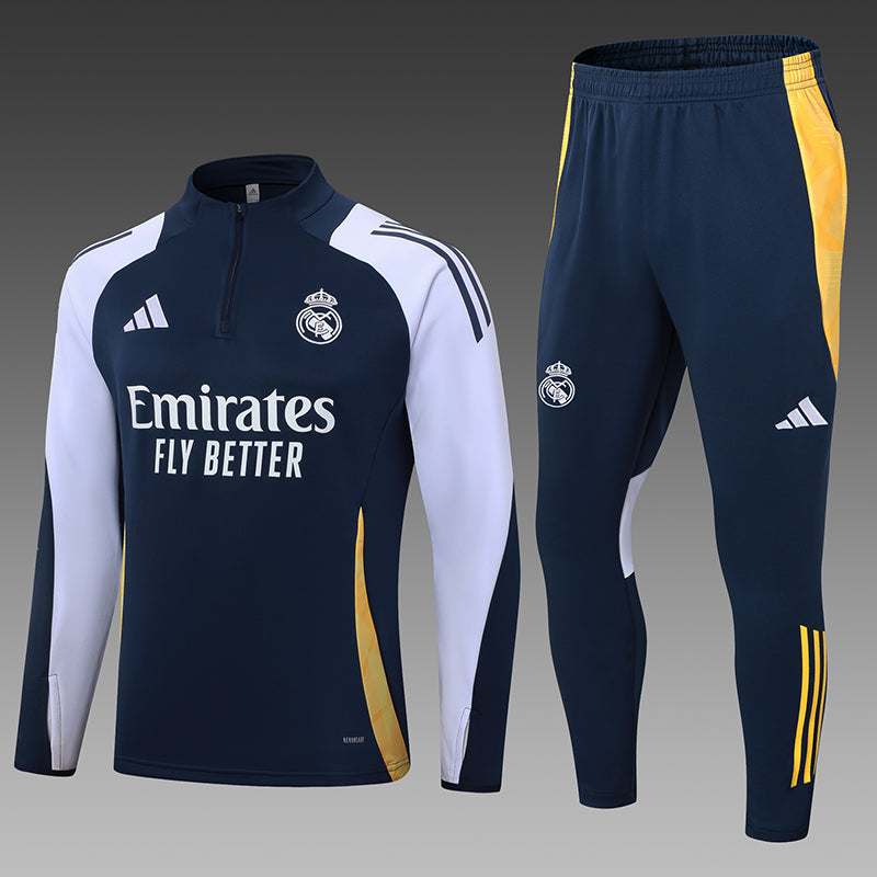 Real Madrid - Fato de Treino - Meio Zip
