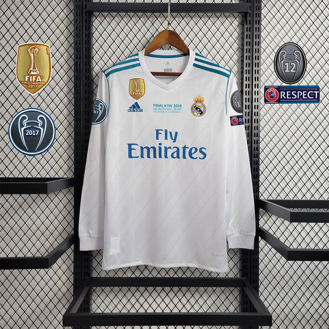 Real Madrid Principal 17/18 Final Champions League - Manga Comprida