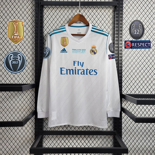 Real Madrid Principal 17/18 Final Champions League - Manga Comprida