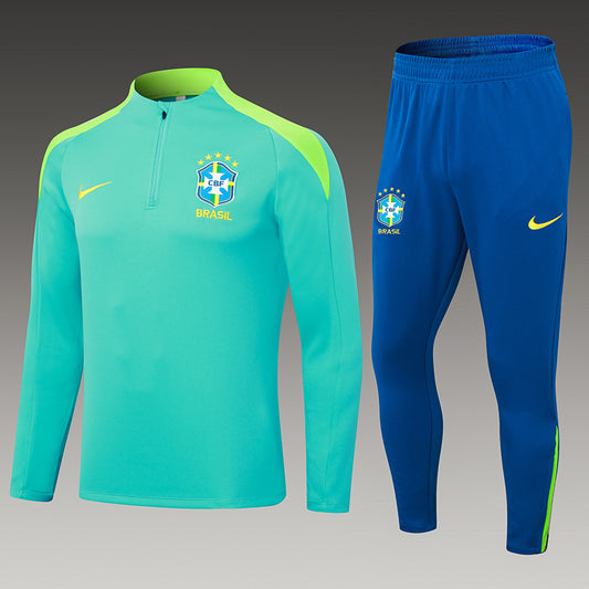 Brasil - Fato de Treino - Meio Zip