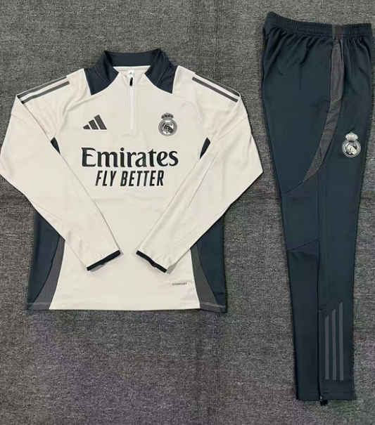 Real Madrid - Fato de Treino - Meio Zip