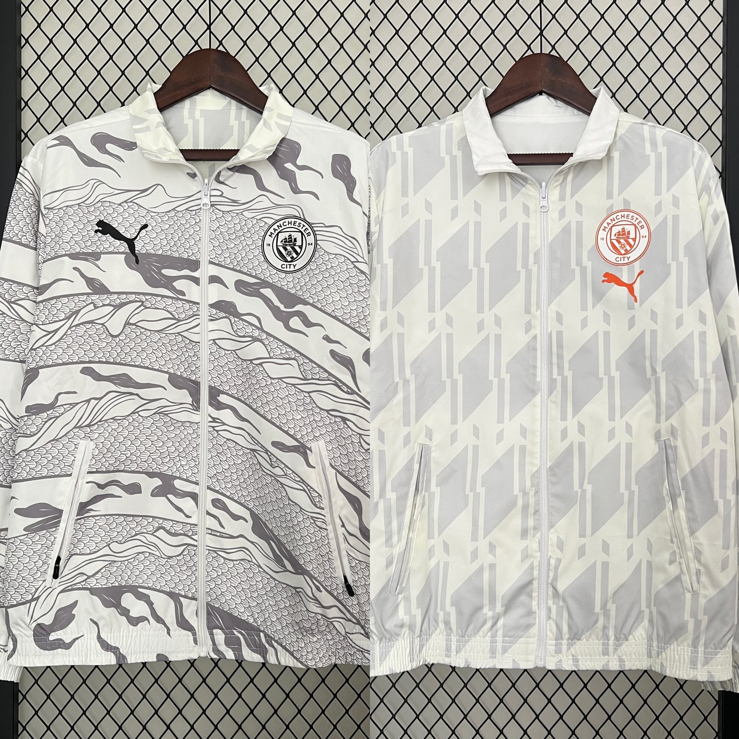 Manchester City - Corta-Vento (Reversível)