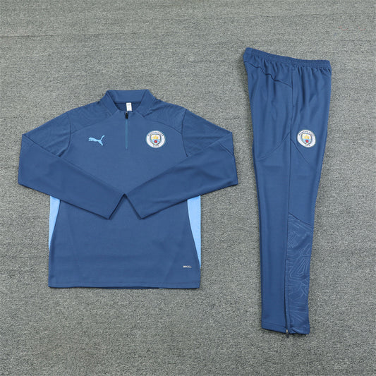 Manchester City - Fato de Treino - Meio Zip