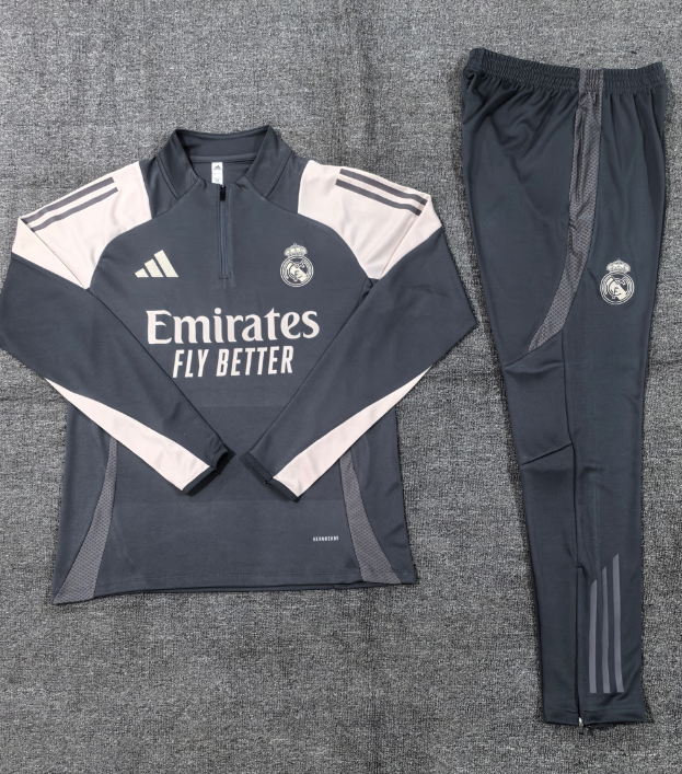 Real Madrid - Fato de Treino - Meio Zip