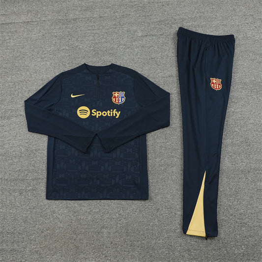 Barcelona - Fato de Treino - Meio Zip