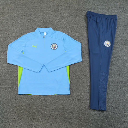 Manchester City - Fato de Treino - Meio Zip