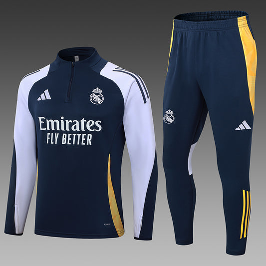 Real Madrid - Fato de Treino - Meio Zip