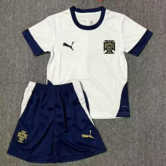 Kit Criança Portugal Treino (Branca) 2025
